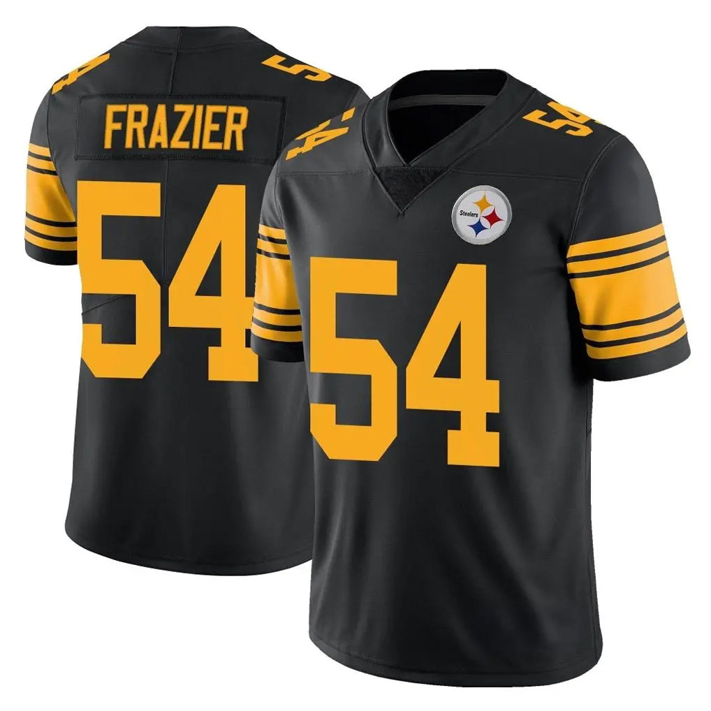 Parkc P.Steelers #54 Zach Frazier Player Black Limited Color Rush Home Game Stitched Jerseys