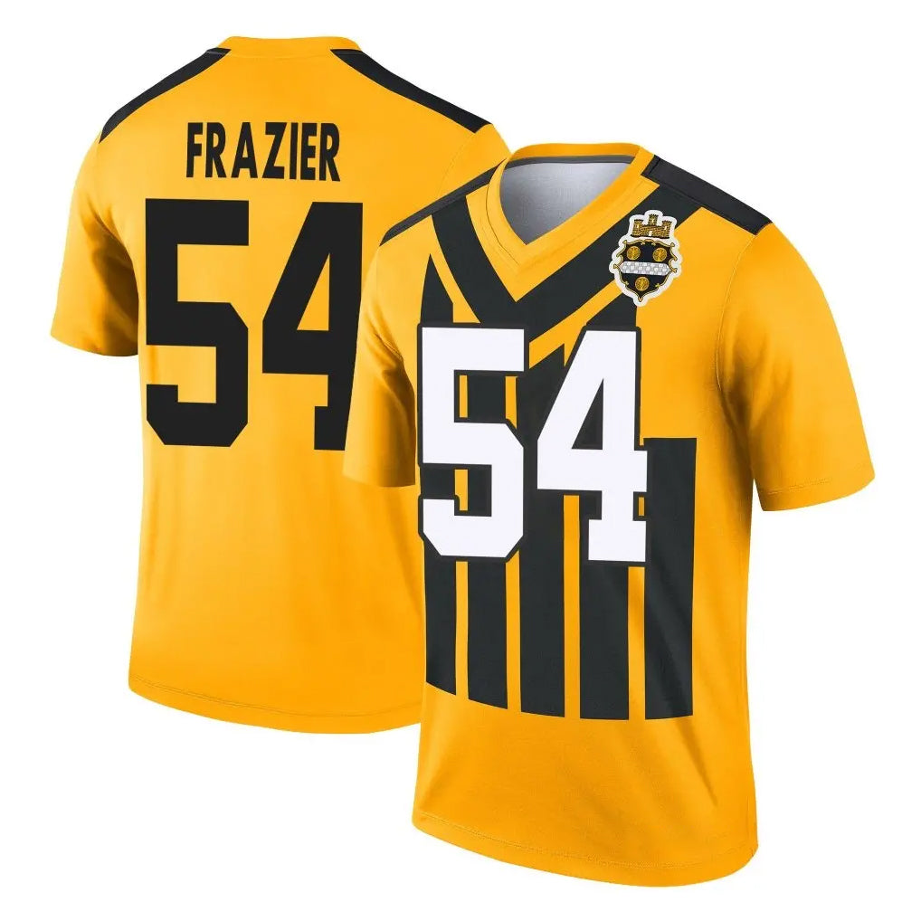 Parkc P.Steelers #54 Zach Frazier Player Gold Legend Limited 1933 Throwback Performance Home Game Stitched Jerseys
