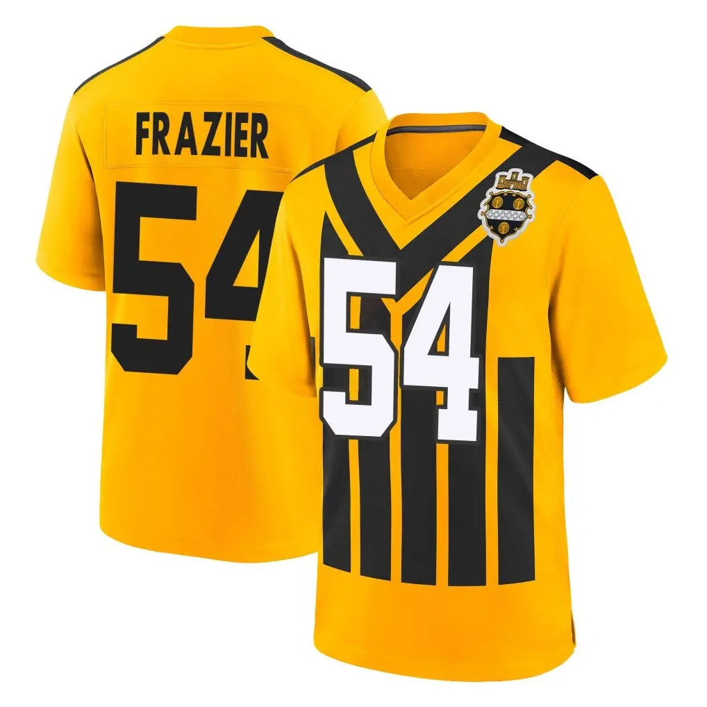 Parkc P.Steelers #54 Zach Frazier Player Gold Limited 1933 Throwback Home Game Stitched Jerseys