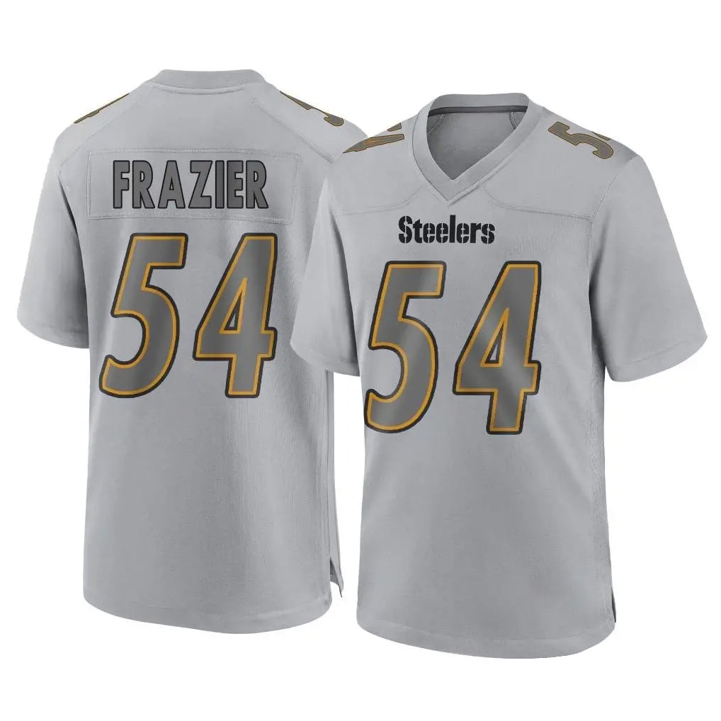 Parkc P.Steelers #54 Zach Frazier Player Gray Atmosphere Fashion Home Game Stitched Jerseys