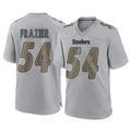 Parkc P.Steelers #54 Zach Frazier Player Gray Atmosphere Fashion Home Game Stitched Jerseys