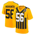Parkc P.Steelers #56 Alex Highsmith Player Gold Limited 1933 Throwback Home Game Stitched Jerseys