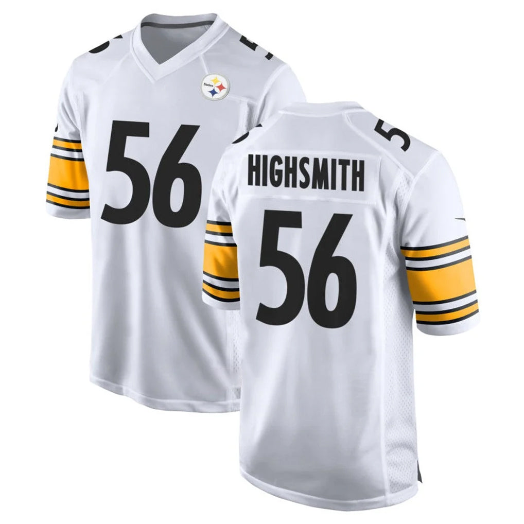 Parkc P.Steelers #56 Alex Highsmith Player White Home Game Stitched Jerseys