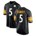Parkc P.Steelers #5 Jalen Ramsey Player Black Home Game Stitched Jerseys
