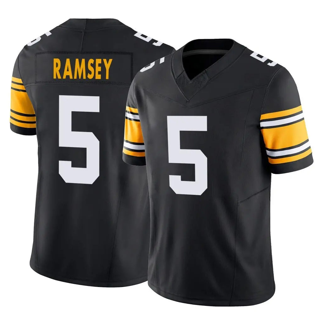 Parkc P.Steelers #5 Jalen Ramsey Player Black Limited Alternate Vapor F.U.S.E. Home Game Stitched Jerseys