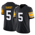 Parkc P.Steelers #5 Jalen Ramsey Player Black Limited Alternate Vapor F.U.S.E. Home Game Stitched Jerseys