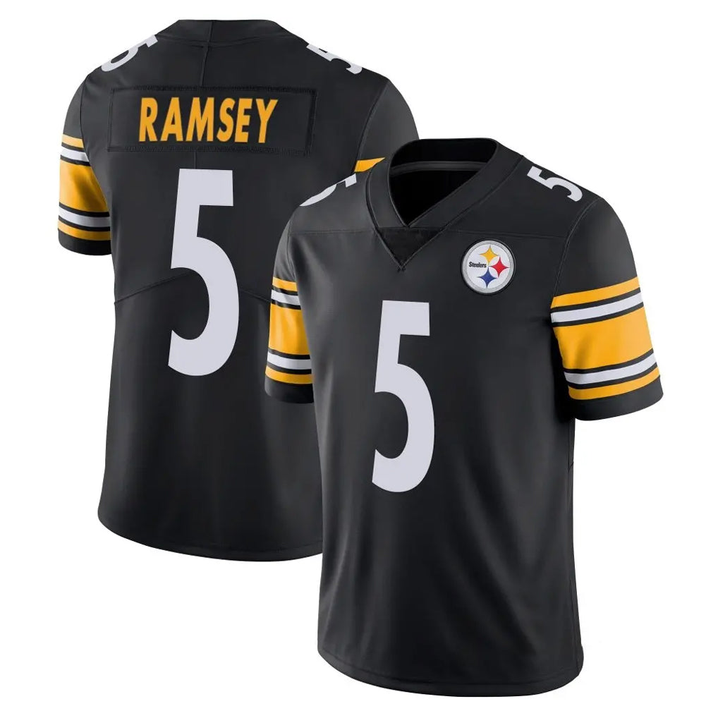 Parkc P.Steelers #5 Jalen Ramsey Player Black Limited Vapor Untouchable Home Game Stitched Jerseys