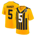 Parkc P.Steelers #5 Jalen Ramsey Player Gold Limited 1933 Throwback Home Game Stitched Jerseys