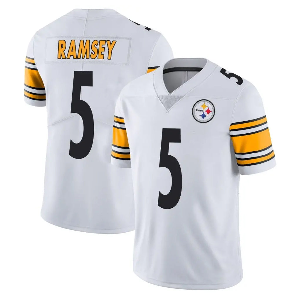 Parkc P.Steelers #5 Jalen Ramsey Player White Limited Vapor Untouchable Home Game Stitched Jerseys