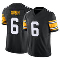 Parkc P.Steelers #6 Patrick Queen Player Black Limited Alternate Vapor F.U.S.E. Home Game Stitched Jerseys