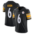 Parkc P.Steelers #6 Patrick Queen Player Black Limited Vapor Untouchable Home Game Stitched Jerseys