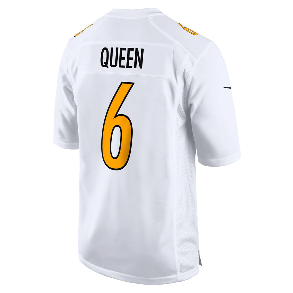 Parkc P.Steelers #6 Patrick Queen Player White Fashion Limited Home Game Stitched Jerseys