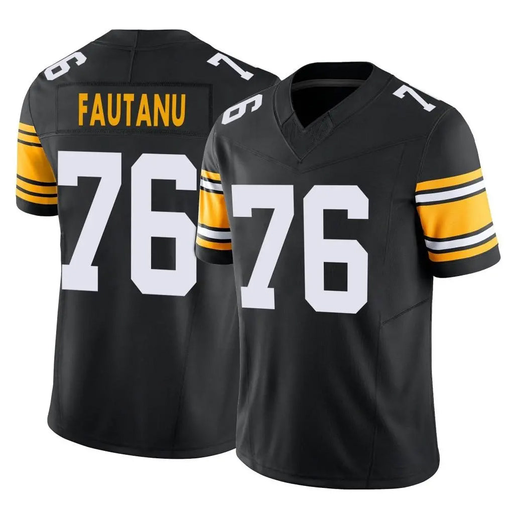 Parkc P.Steelers #76 Troy Fautanu Player Black Limited Alternate Vapor F.U.S.E. Home Game Stitched Jerseys