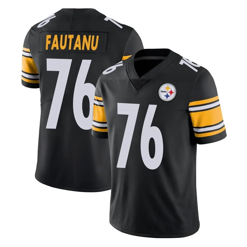 Parkc P.Steelers #76 Troy Fautanu Player Black Limited Vapor Untouchable Home Game Stitched Jerseys