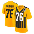 Parkc P.Steelers #76 Troy Fautanu Player Gold Limited 1933 Throwback Home Game Stitched Jerseys