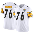 Parkc P.Steelers #76 Troy Fautanu Player White Limited Vapor F.U.S.E. Home Game Stitched Jerseys
