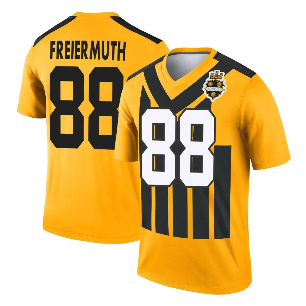 Parkc P.Steelers #88 Pat Freiermuth Player Gold Legend Limited 1933 Throwback Performance Home Game Stitched Jerseys