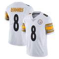 Parkc P.Steelers #8 Aaron Rodgers Player White Limited Vapor Untouchable Home Game Stitched Jerseys