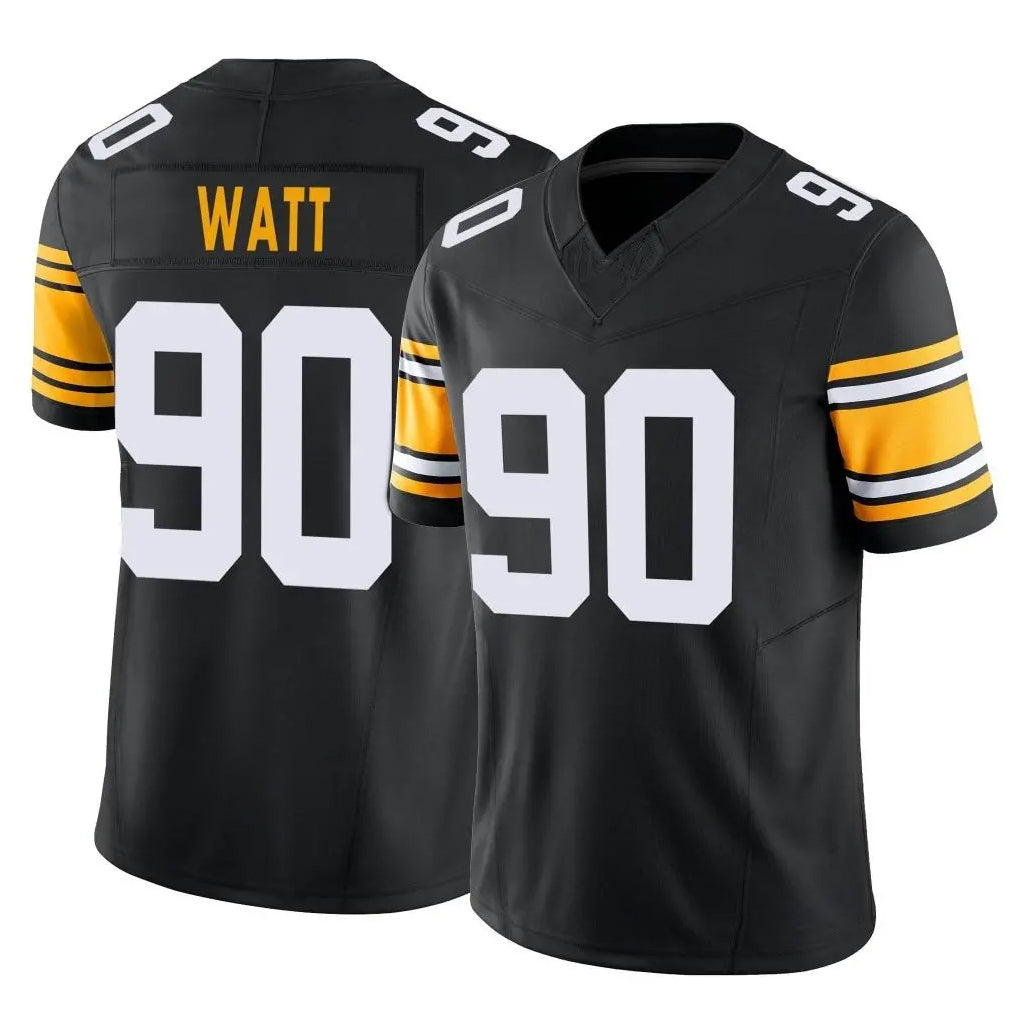 Parkc P.Steelers #90 T.J. Watt Player Black Limited Alternate Vapor F.U.S.E. Home Game Stitched Jerseys