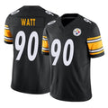 Parkc P.Steelers #90 T.J. Watt Player Black Limited Vapor F.U.S.E. Home Game Stitched Jerseys