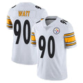 Parkc P.Steelers #90 T.J. Watt Player White Limited Vapor Untouchable Home Game Stitched Jerseys