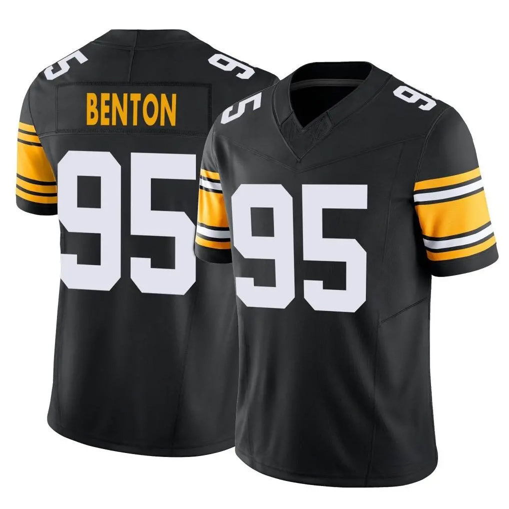 Parkc P.Steelers #95 Keeanu Benton Player Black Limited Alternate Vapor F.U.S.E. Home Game Stitched Jerseys