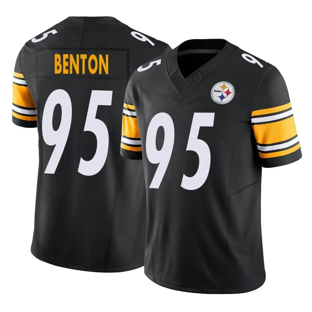 Parkc P.Steelers #95 Keeanu Benton Player Black Limited Vapor F.U.S.E. Home Game Stitched Jerseys