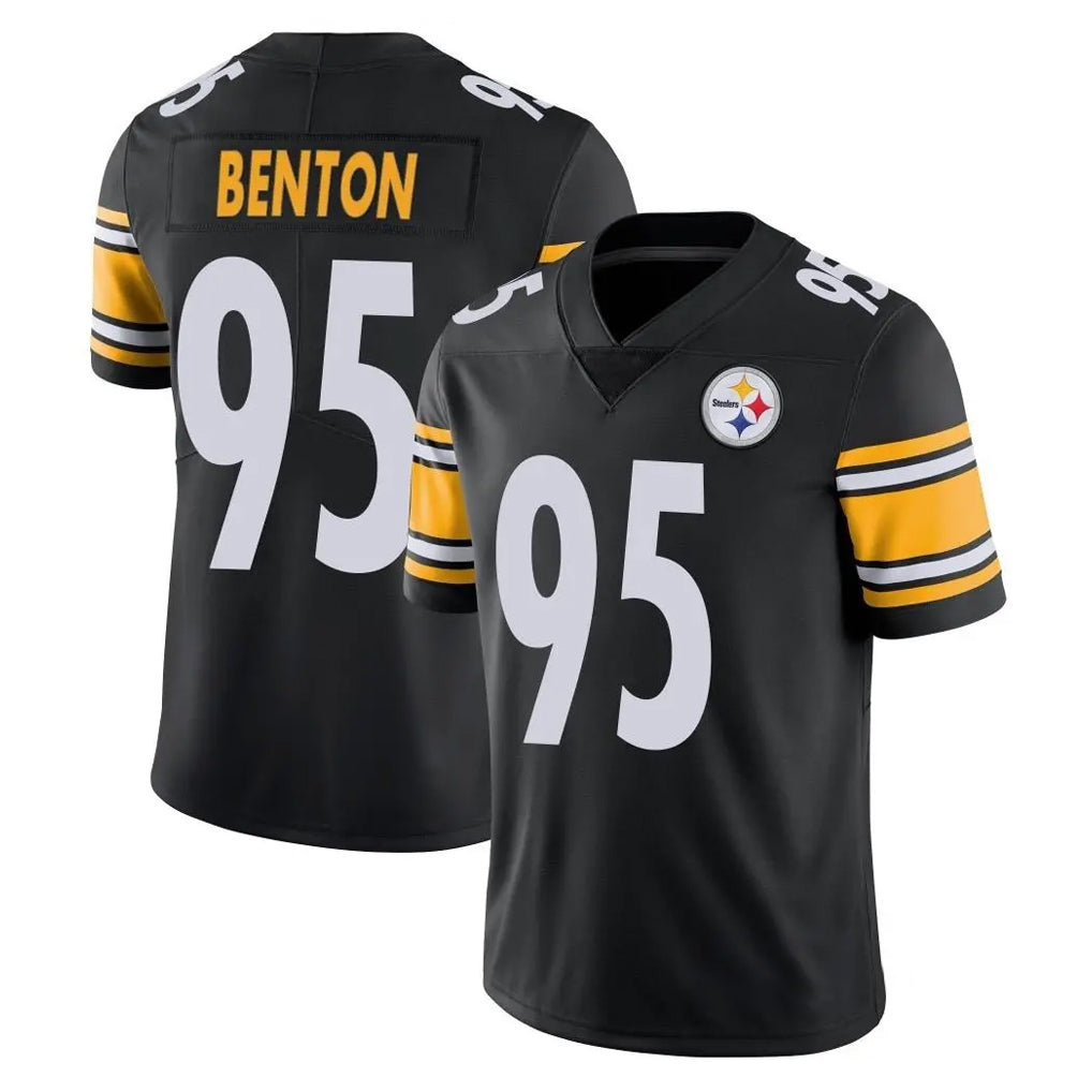 Parkc P.Steelers #95 Keeanu Benton Player Black Limited Vapor Untouchable Home Game Stitched Jerseys