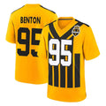 Parkc P.Steelers #95 Keeanu Benton Player Gold Limited 1933 Throwback Home Game Stitched Jerseys