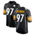 Parkc P.Steelers #97 Cameron Heyward Player Black Home Game Stitched Jerseys