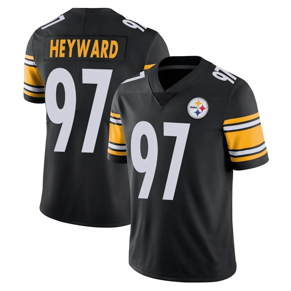 Parkc P.Steelers #97 Cameron Heyward Player Black Limited Vapor Untouchable Home Game Stitched Jerseys