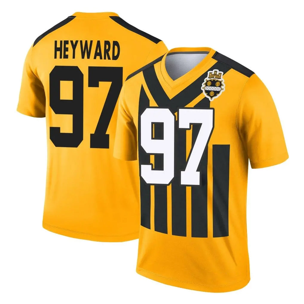 Parkc P.Steelers #97 Cameron Heyward Player Gold Legend Limited 1933 Throwback Performance Home Game Stitched Jerseys