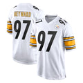Parkc P.Steelers #97 Cameron Heyward Player White Home Game Stitched Jerseys