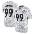 Parkc P.Steelers #99 Derrick Harmon Player Arctic Camo Limited Salute To Service Home Game Stitched Jerseys