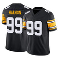 Parkc P.Steelers #99 Derrick Harmon Player Black Limited Alternate Vapor F.U.S.E. Home Game Stitched Jerseys