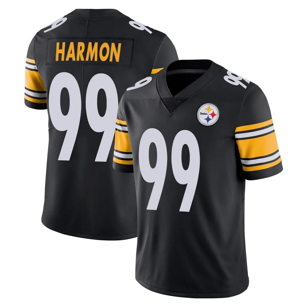 Parkc P.Steelers #99 Derrick Harmon Player Black Limited Vapor Untouchable Home Game Stitched Jerseys