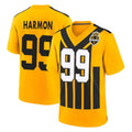 Parkc P.Steelers #99 Derrick Harmon Player Gold Limited 1933 Throwback Home Game Stitched Jerseys