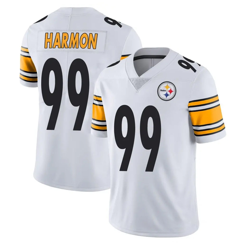 Parkc P.Steelers #99 Derrick Harmon Player White Limited Vapor Untouchable Home Game Stitched Jerseys