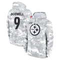Parkc P.Steelers #9 Chris Boswell Player Arctic Camo Limited Salute to Service Pullover Hoodies Game Stitched Jerseys