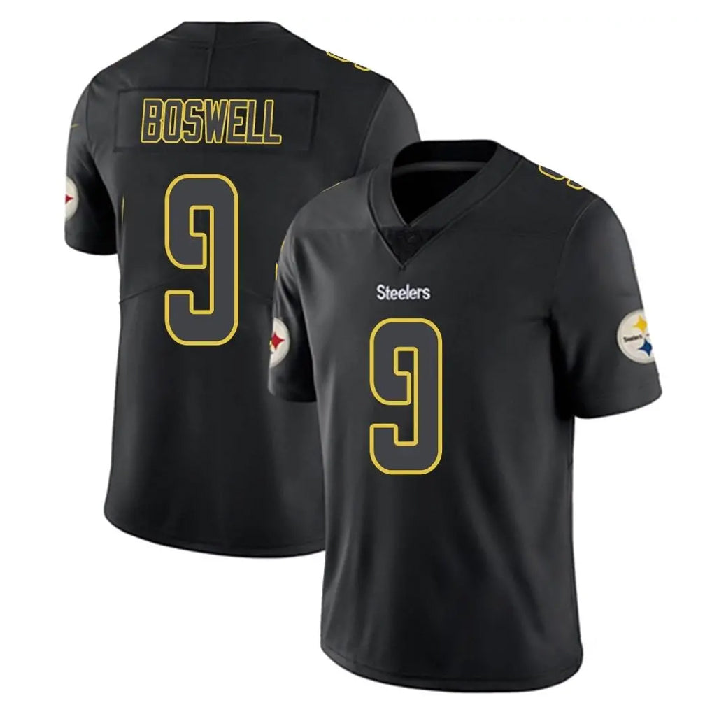 Parkc P.Steelers #9 Chris Boswell Player Black Impact Limited Home Game Stitched Jerseys