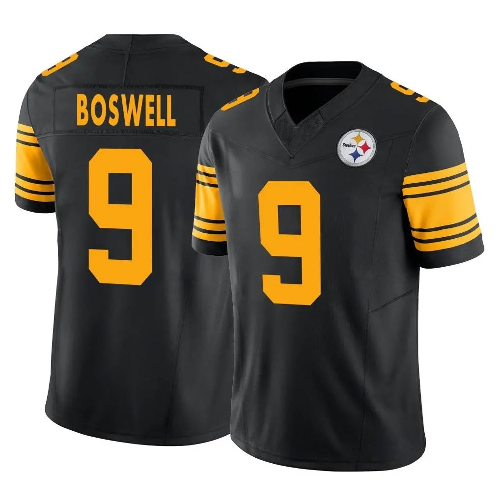 Parkc P.Steelers #9 Chris Boswell Player Black Limited 2nd Alternate Vapor F.U.S.E. Home Game Stitched Jerseys