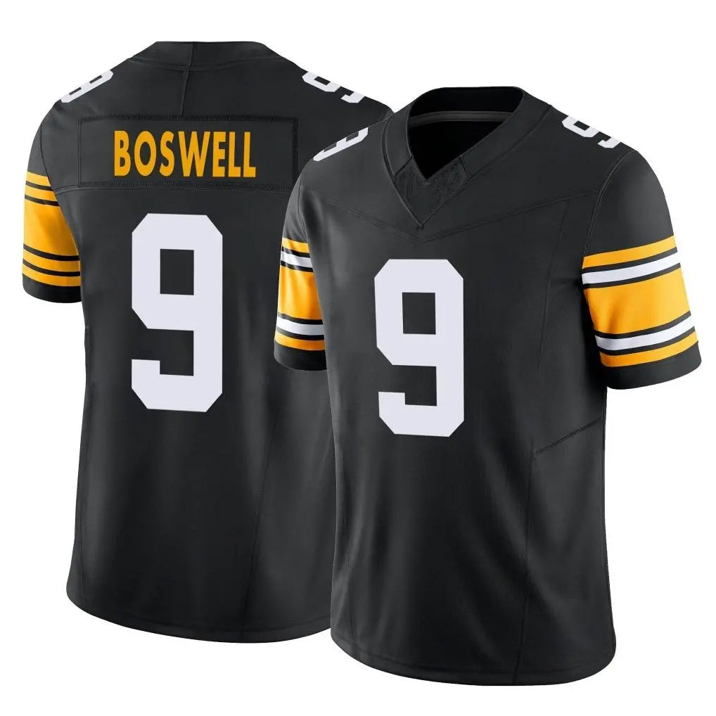 Parkc P.Steelers #9 Chris Boswell Player Black Limited Alternate Vapor F.U.S.E. Home Game Stitched Jerseys