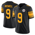 Parkc P.Steelers #9 Chris Boswell Player Black Limited Color Rush Home Game Stitched Jerseys