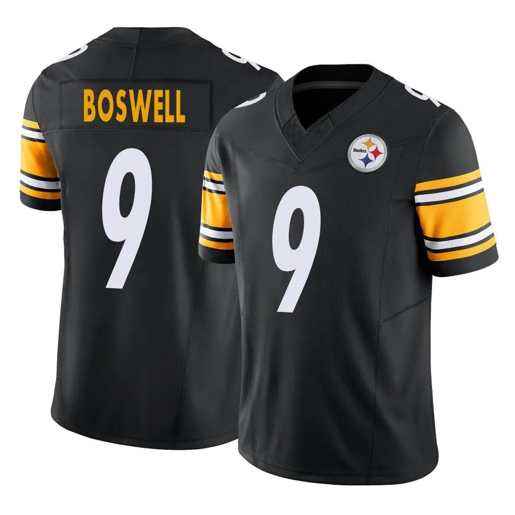 Parkc P.Steelers #9 Chris Boswell Player Black Limited Vapor F.U.S.E. Home Game Stitched Jerseys