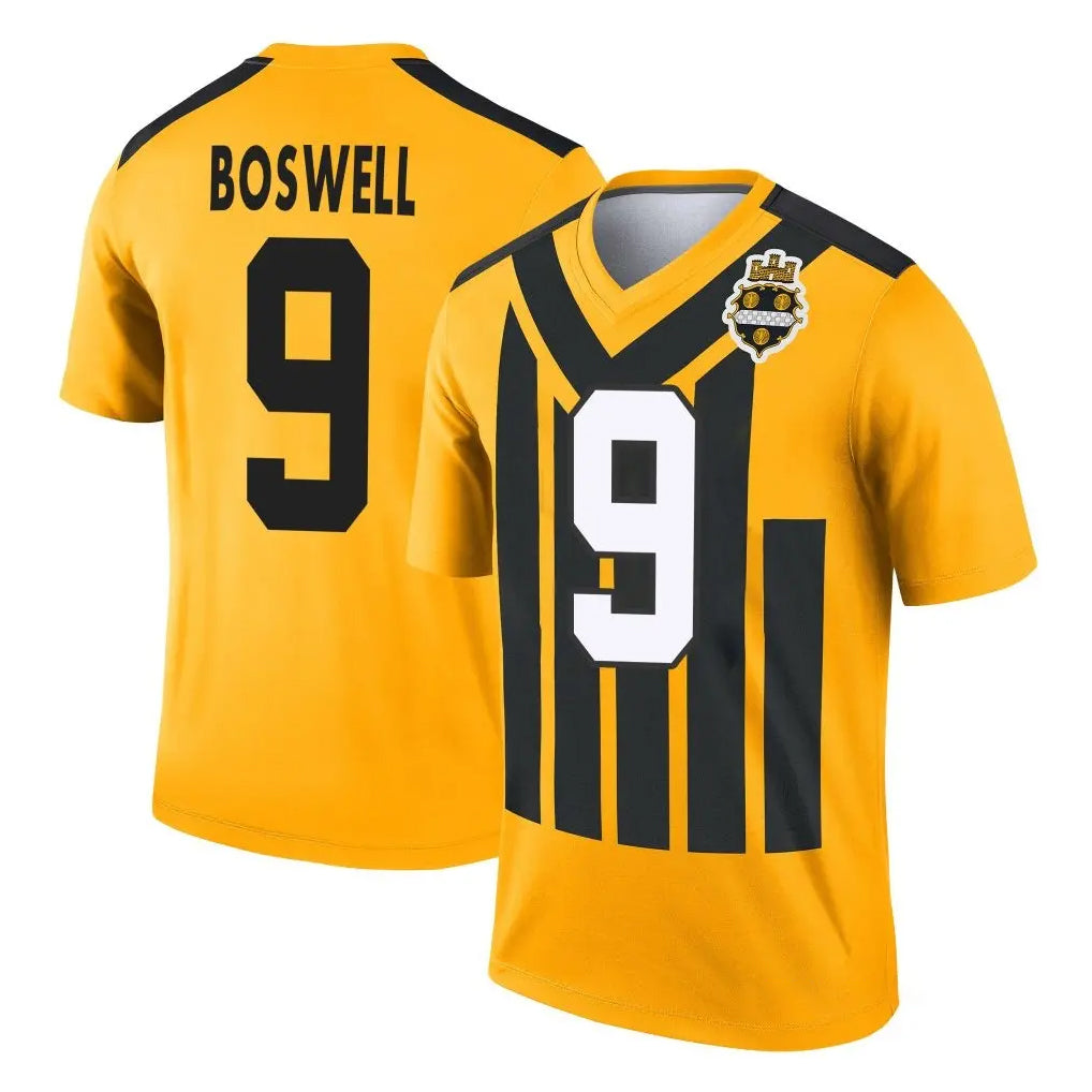 Parkc P.Steelers #9 Chris Boswell Player Gold Legend Limited 1933 Throwback Performance Home Game Stitched Jerseys