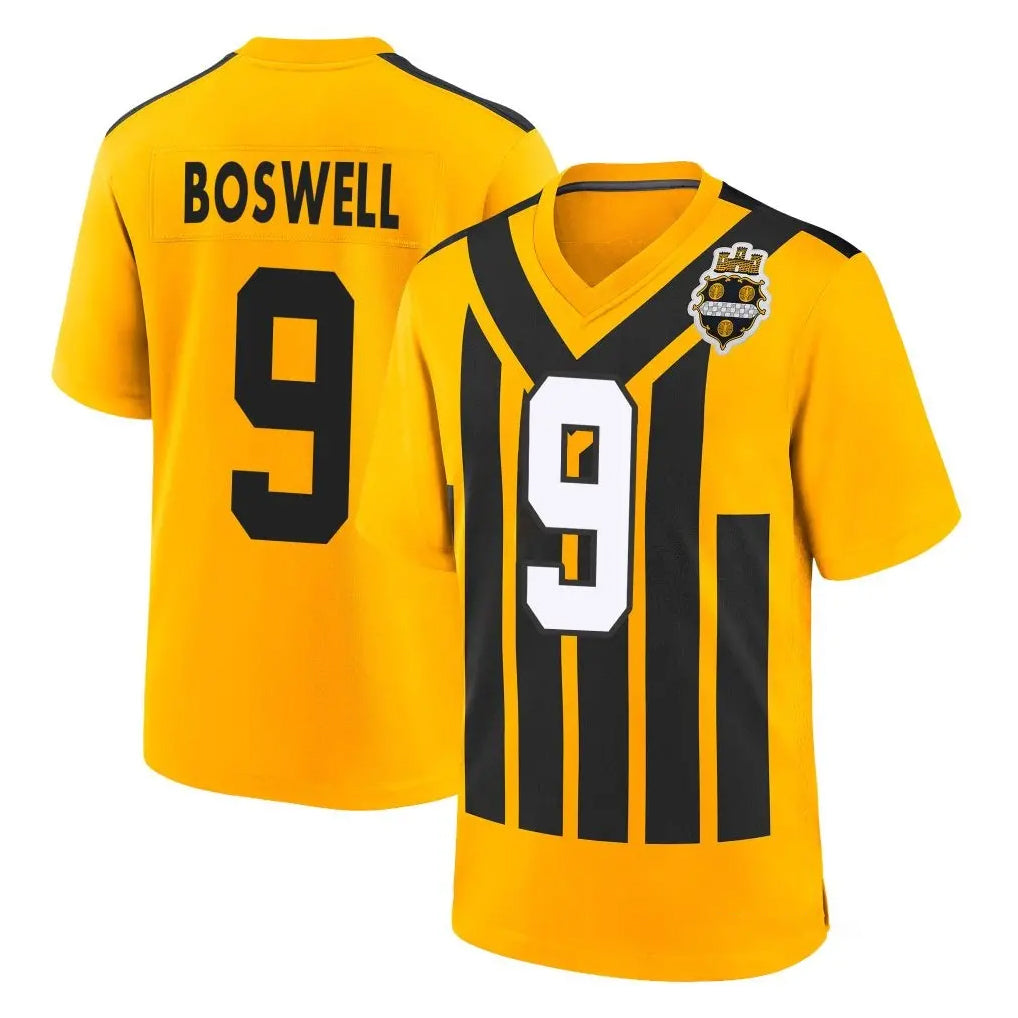 Parkc P.Steelers #9 Chris Boswell Player Gold Limited 1933 Throwback Home Game Stitched Jerseys