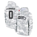 Parkc S.Seahawks #0 DeMarcus Lawrence Player Arctic Camo Limited Salute to Service Pullover Hoodies Game Stitched Jerseys