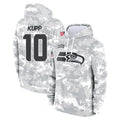 Parkc S.Seahawks #10 Cooper Kupp Player Arctic Camo Limited Salute to Service Pullover Hoodies Game Stitched Jerseys