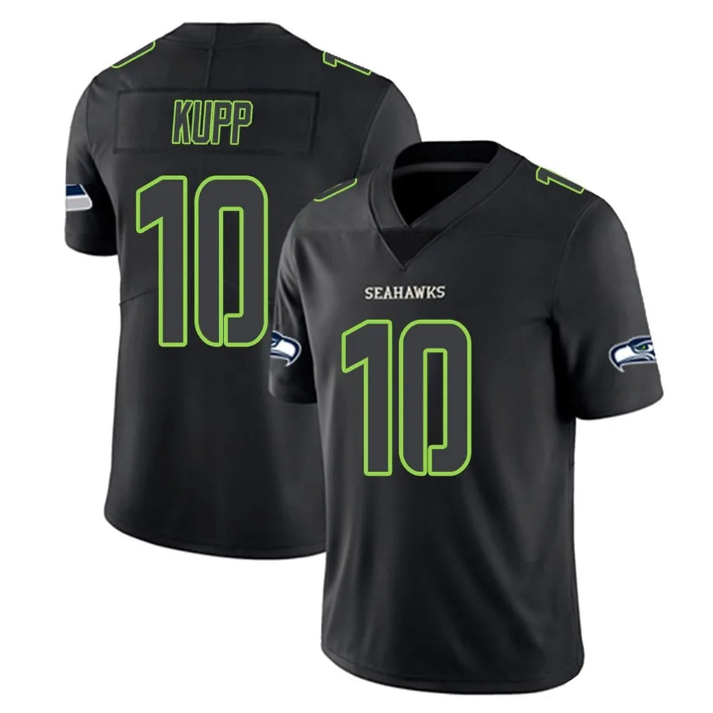 Parkc S.Seahawks #10 Cooper Kupp Player Black Impact Limited Home Game Stitched Jerseys