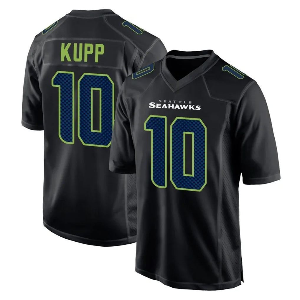 Parkc S.Seahawks #10 Cooper Kupp Player Black Limited Fashion Home Game Stitched Jerseys